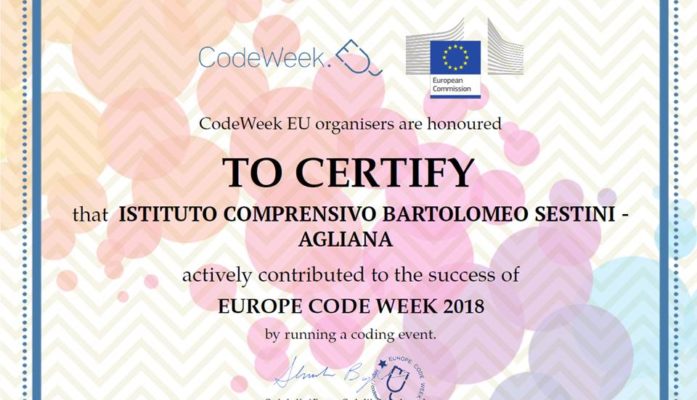 EUROPE CODE WEEK 2018